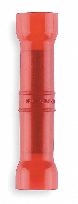 ButtSpliceConnector Red 8AWGMax PK25