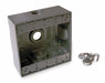 Weatherproof Box 2Gang 3Inlet