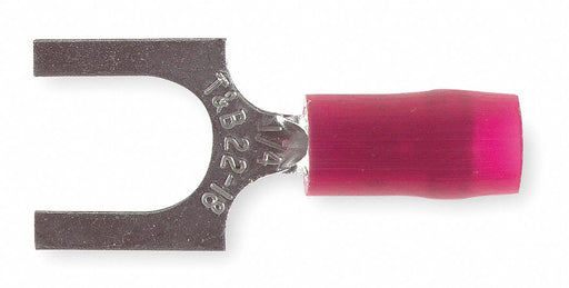 Fork Terminal Tin Copper Red PK100