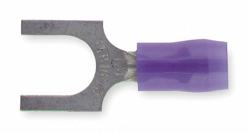 Fork Terminal Tin Copper Blue PK100