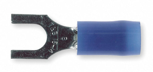 Fork Terminal Tin Copper Blue PK100