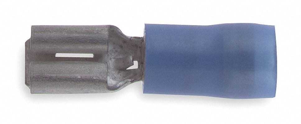 WireDisconnect Brass Blue Nylon PK100