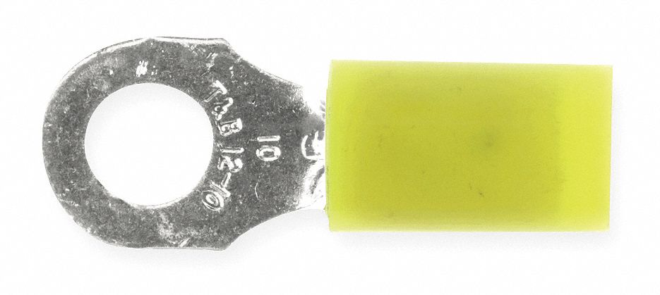 Ring Terminal Yellow 12 AWG 10 AWG PK50