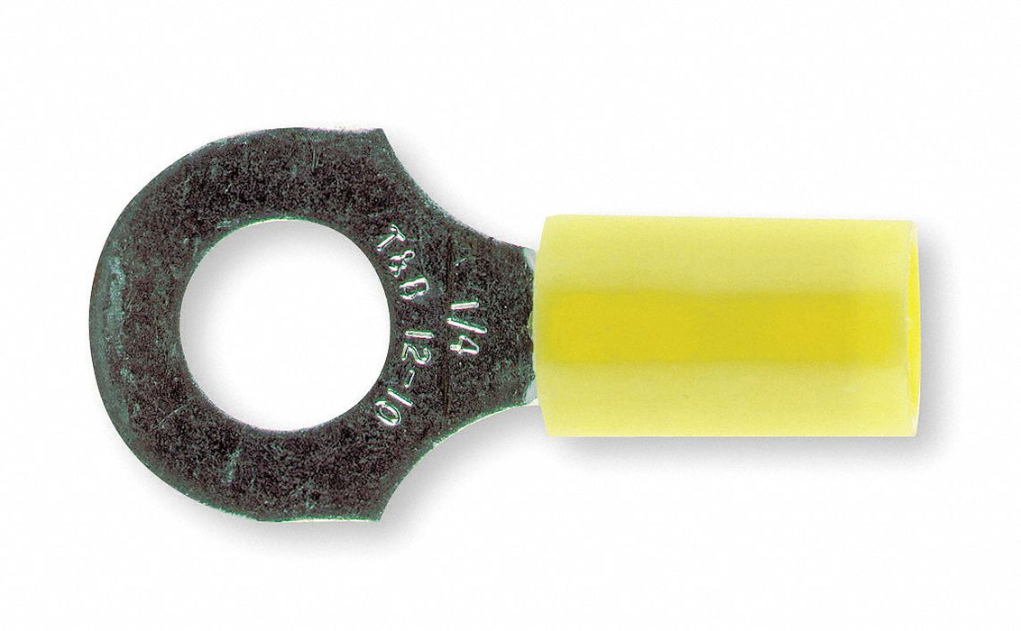 Ring Terminal Yellow 12 AWG 10 AWG PK50