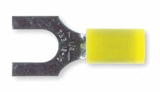 Fork Terminal Tin Copper Yellow PK50