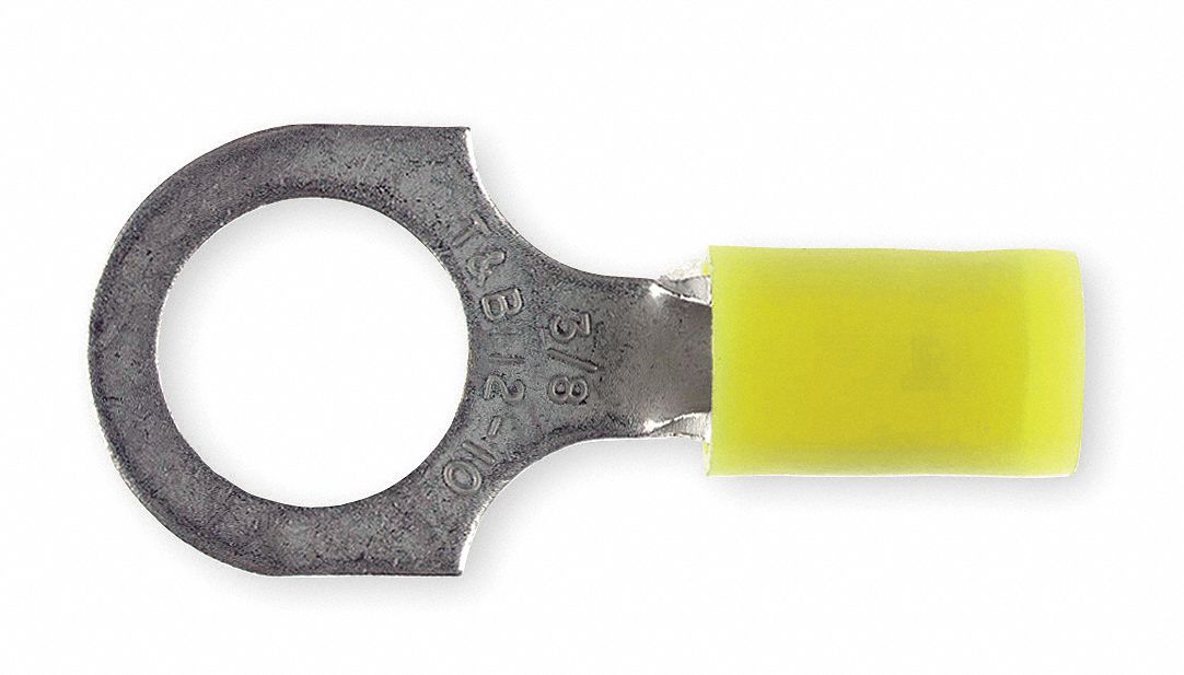 Ring Terminal Yellow 12 AWG 10 AWG PK50