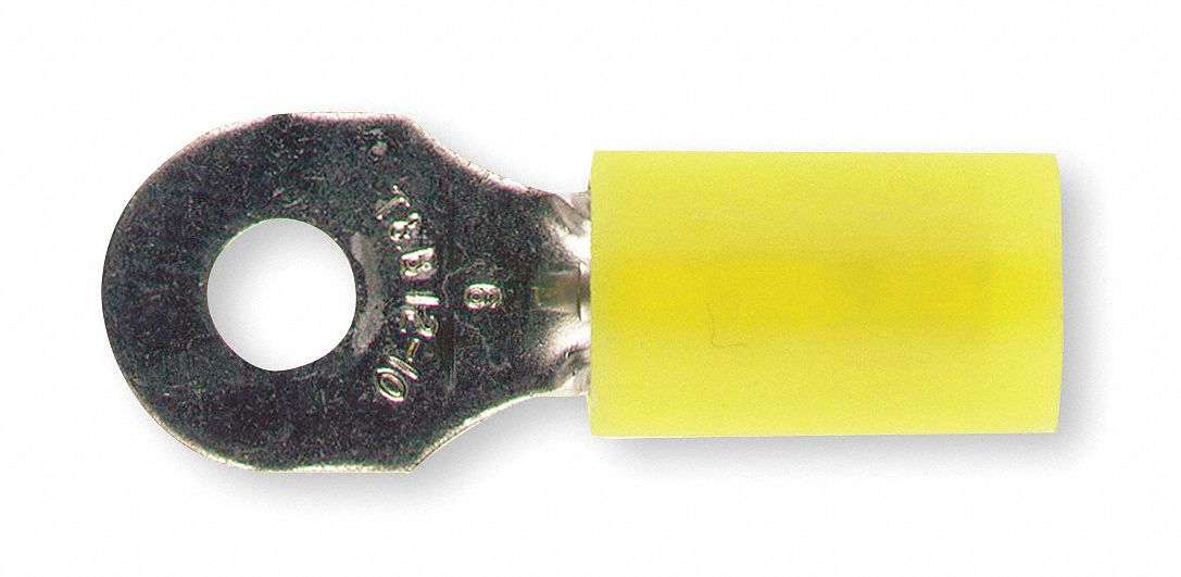 Ring Terminal Yellow 12 AWG 10 AWG PK50