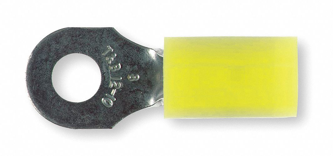 Ring Terminal Yellow 12 AWG 10 AWG PK50