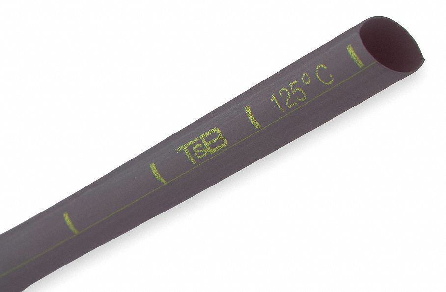 Shrink Tubing 6 in Blk 0.375 in ID PK20
