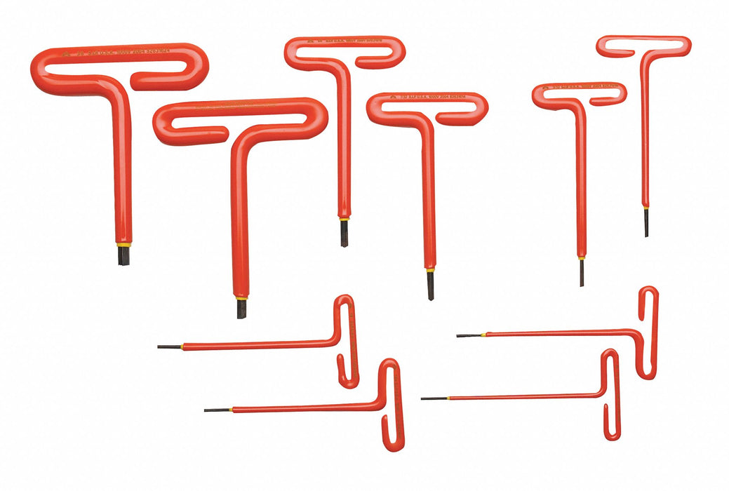 Hex Key Set Roll Bag Steel 13 Pieces