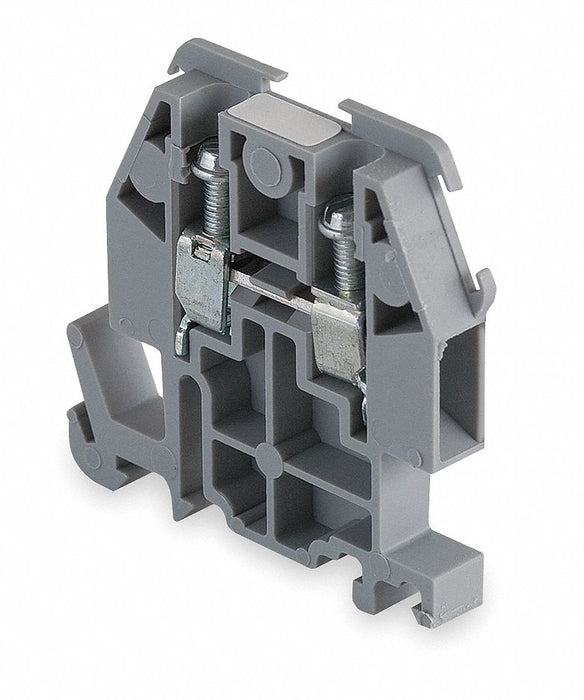 TerminalBlock 30A Gray 600V DINRail