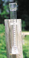 Rain Gauge 11-7/8X2 In Dia Clear-Vu