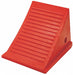 Wheel Chock 8-1/2 In H Urethane Orange