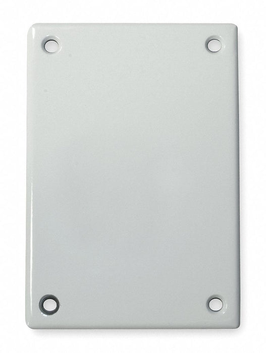 Blank Wall Plate Stnd Wht 1Gng PlyPwEnam