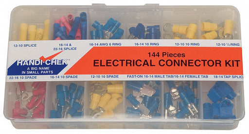 Crimp Conn Kit Cu Vinyl 22 AWG 10 AWG