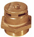 Drum Safety Vent Brass Brown Vertical