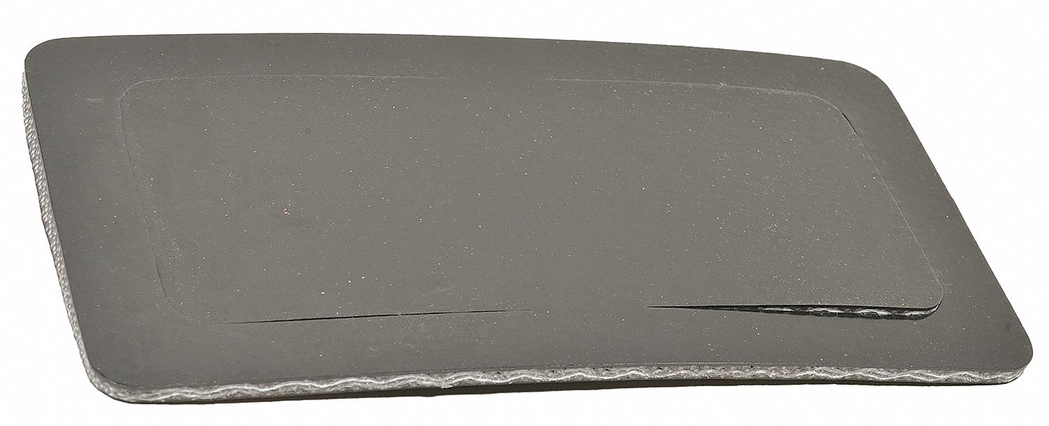 Strap Wear Pad 6 W Polyester Black