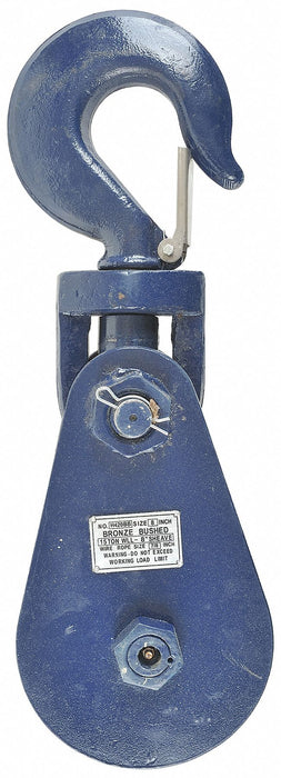 Pulley Block Swvl Hook 3/4-7/8 Rope dia