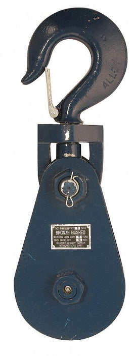 Pulley Block Swvl Hook 3/4-7/8 Rope dia