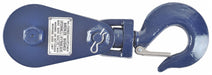 Pulley Block Swvl Hook 3/8-1/2 Rope dia