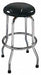 Round Stool Black 27.5 H