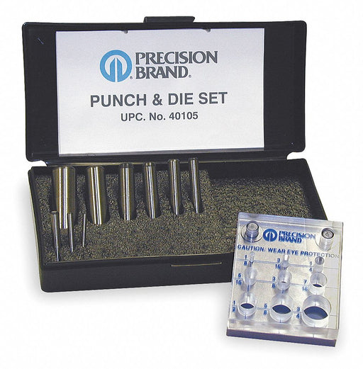 Punch and Die Set 9pc Tool Steel