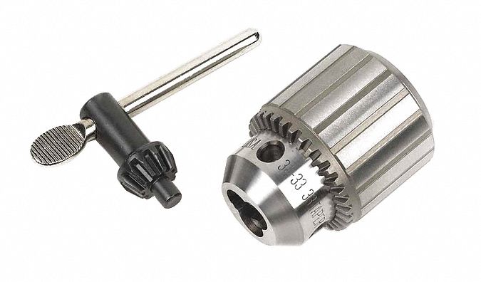 Drill Chuck Keyed Steel 1/2 In 33JT