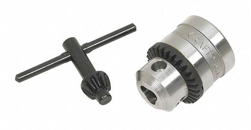 Drill Chuck Keyed Steel 0.250 In 3/8-24