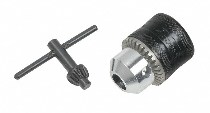 Drill Chuck Keyed Steel 3/8 In 3/8-24