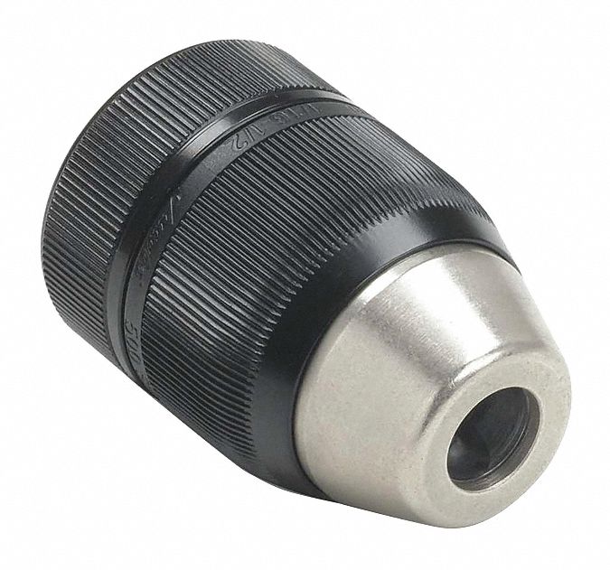 Drill Chuck Keyless Steel 1/2 In 3/8-24