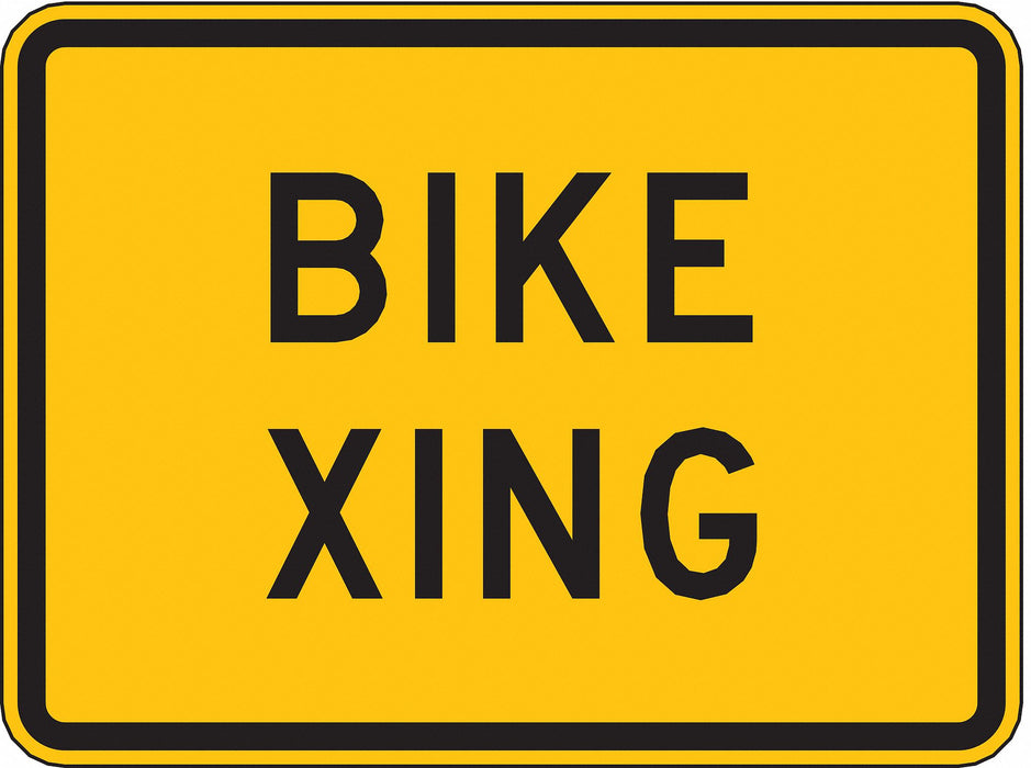 Traffic Sign 18 in x 24 in Yellow