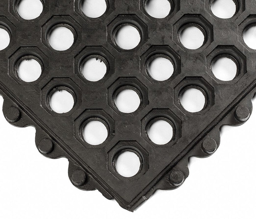 Interlock Drainage Mat Black 3 ft.x3 ft.