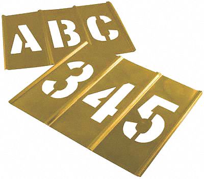 StencilSet CombinationSet Brass 92pcs