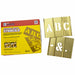 Stencil Set Letter Set Brass 33 pcs