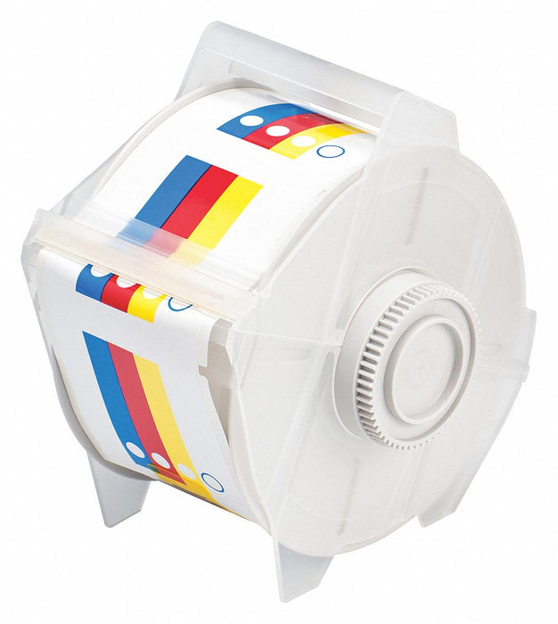 Pre-Cut Label Stock Roll White Gloss