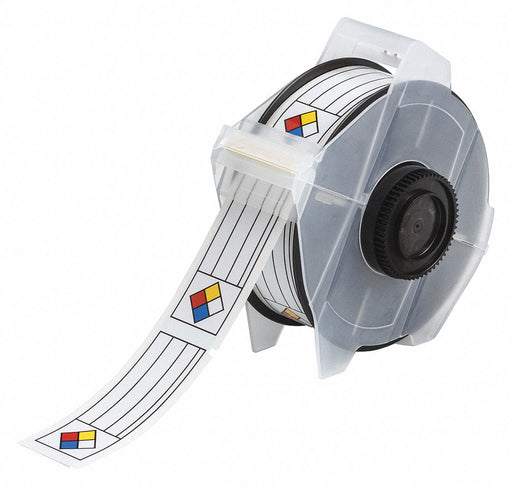Pre-Cut Label Stock Roll White Gloss