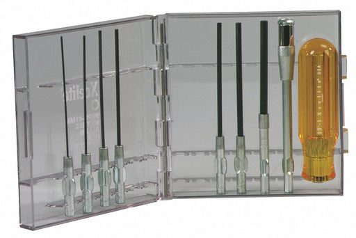 Prec. Screwdriver Set Hex Metric 9 pcs.