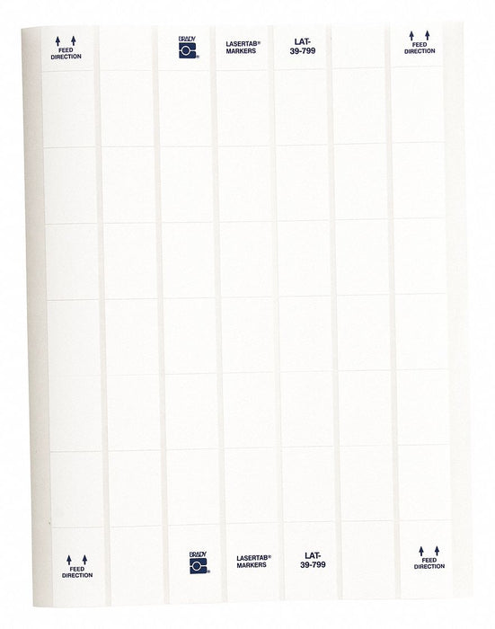 Label 1 in W 1-7/16 in L Nylon PK24