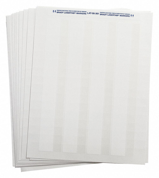 WraparoundLabel White 19/32inW PK39