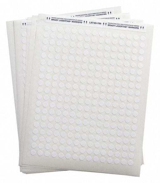 WraparoundLabel White Nylon 3/8inW PK9