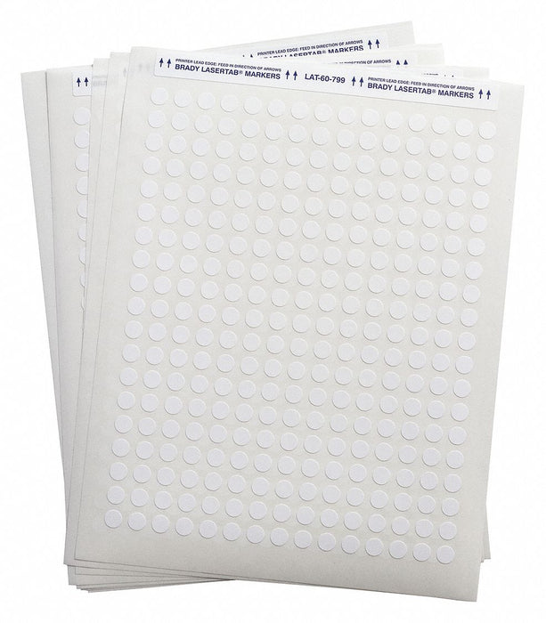 WraparoundLabel White Nylon 3/8inW PK9