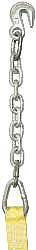 M6832 Tie Down Strap Grab-Hook Yellow