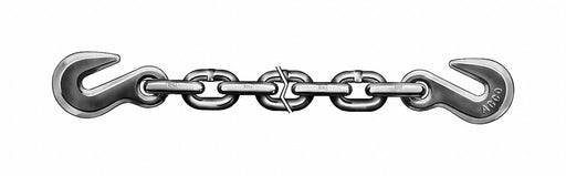 Straight Chain Crbn Steel 20 L 4 700 lb