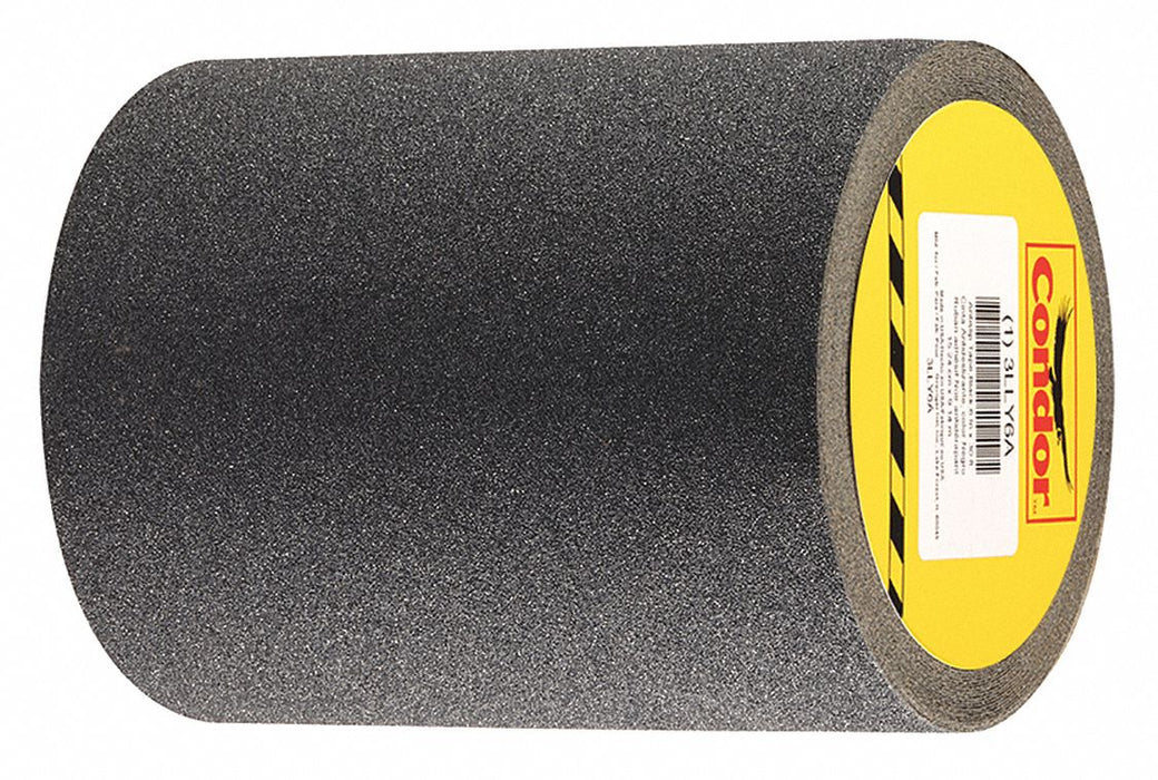 AntiSlip Tape 30ft Lx6in W BLK 80 Grit