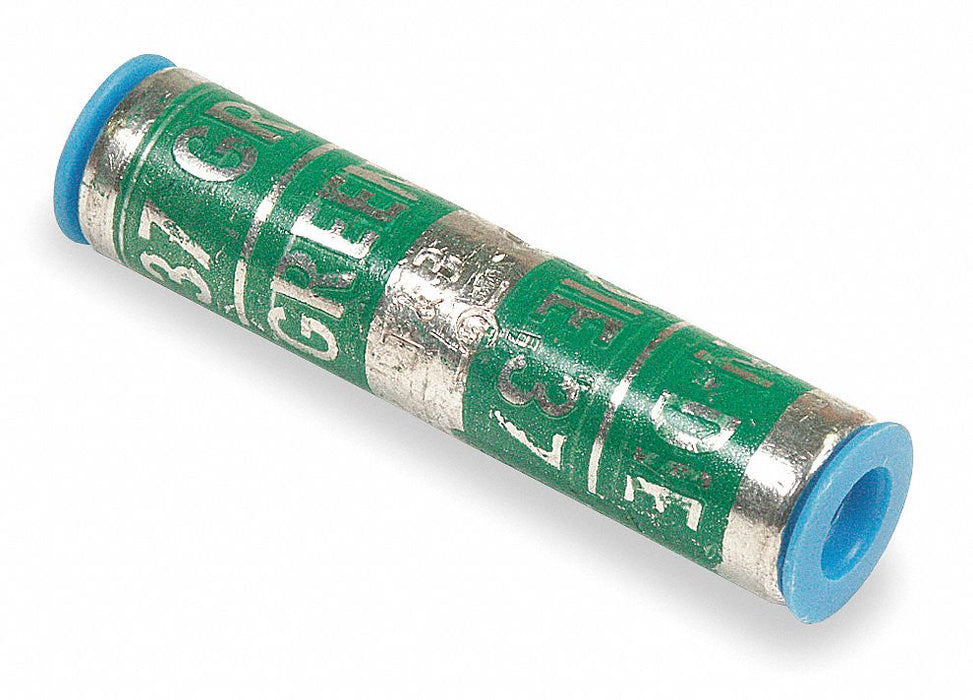 Open Barrel Splice Green Copper 35 kV
