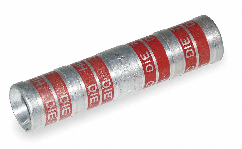 Open Barrel Splice Ruby Copper 35 kV