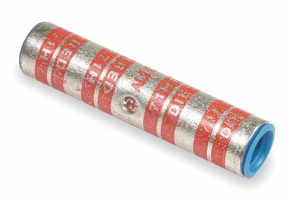 Open Barrel Splice Red Copper 35 kV