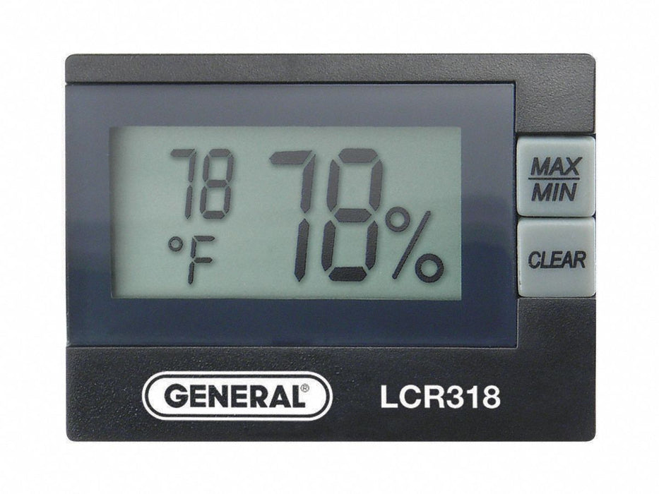 Indoor Digital Hygrometer 14 to 140 F