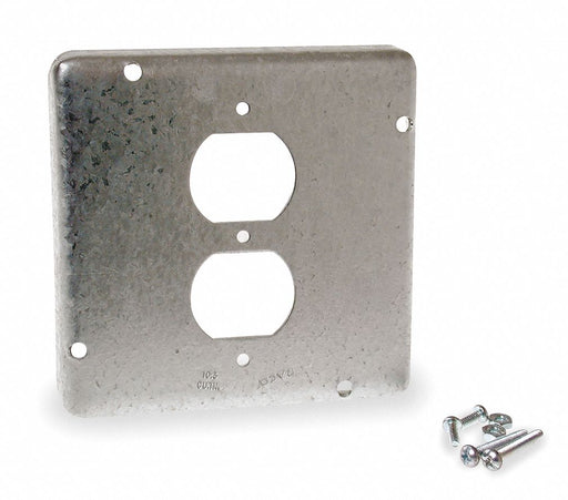 Electrical Box Cover Duplex Receptacle
