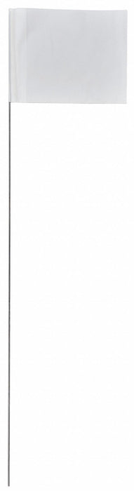 Marking Flag White PVC 4 in H PK100